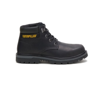 Caterpillar Work Boots South Africa Outbase Steel Toe Black - Cat Boots For Men - MV5813749